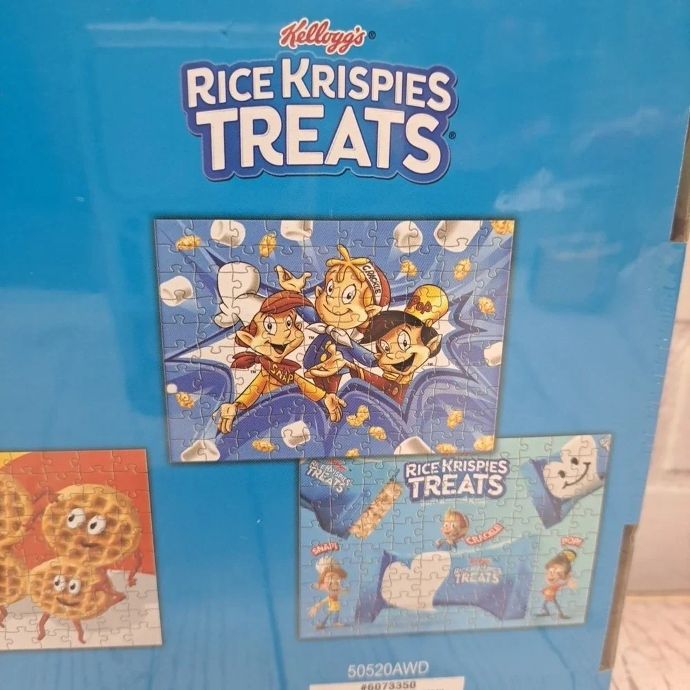 Kellog's Snack Pack 6 x 100‎ Pc Jigsaw Puzzles, Brand New-Sealed Box!